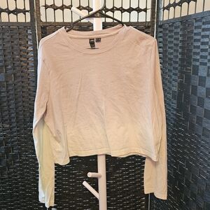 Volcom Ombre Cropped Long Sleeve Tee